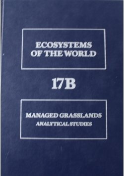 Managed Grasslands Analytical Studies 17 B Elsevier