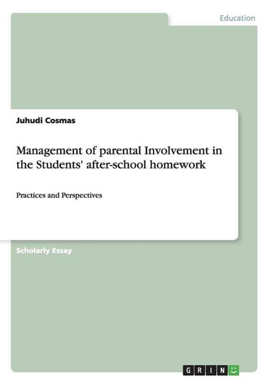 Management of parental Involvement in the Students' after-school homework Cosmas Juhudi