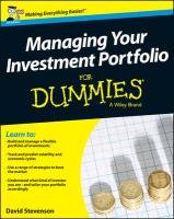 Managing Your Investment Portfolio For Dummies Stevenson David