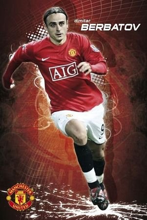 Manchester United (Berbatov 08/09) - plakat 61x91,5 cm Manchester United