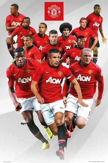 Manchester United (Drużyna 13/14) - plakat 61x91,5 cm Manchester United