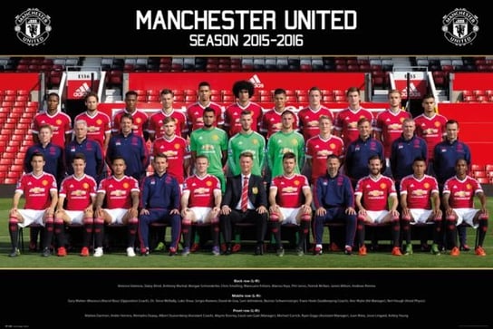 Manchester United - Drużyna 15/16 - plakat 91,5x61 cm GBeye