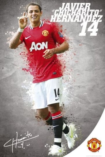 Manchester United Javier Hernandez 11/12 - plakat 61x91,5 cm Manchester United