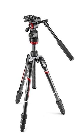 Manfrotto MVKBFRTC-LIVE Befree Live Twist Carbon + głowica MVH400AH MANFROTTO