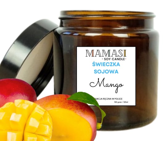 Mango 120Ml Świeca , Świeczka Mamasi Candle