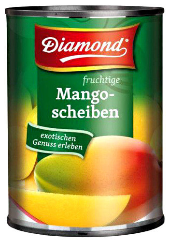 Mango, połówki w syropie lekko słodzonym 425g Diamond DIAMOND