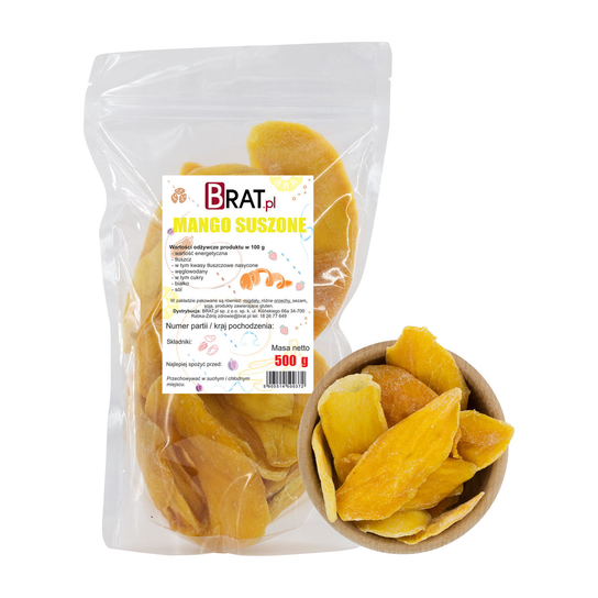 Mango Suszone Plastry 500G BRAT.pl