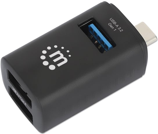 Manhattan Hub USB 3.2 Gen1 Typ-C do 1x USB-A 3.0, 2x USB-A 2.0 pasywny Manhattan