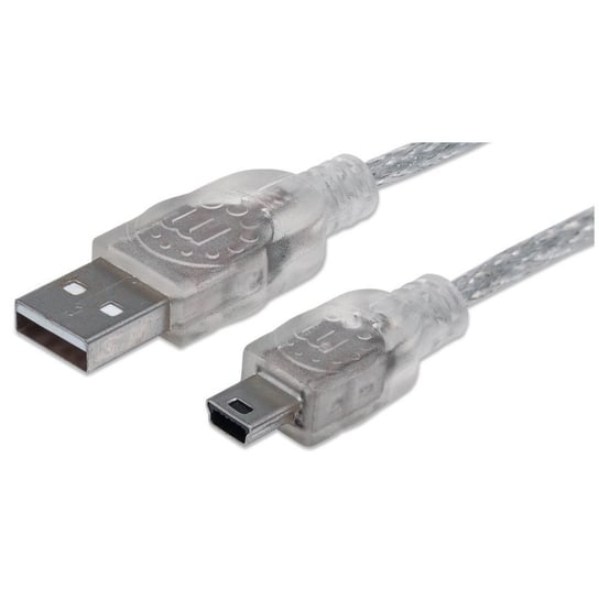 Manhattan Kabel USB-Mini / USB 5-pin Canon 2m srebrny Manhattan