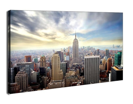 Manhattan, New York - obraz na płótnie 100x70 cm Galeria Plakatu