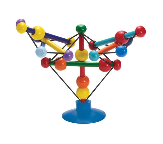 Manhattan Toy, Zabawka dla niemowląt, Kolorowy Skwish z przyssawką, 20,3x20,3x12,7 cm Manhattan Toy