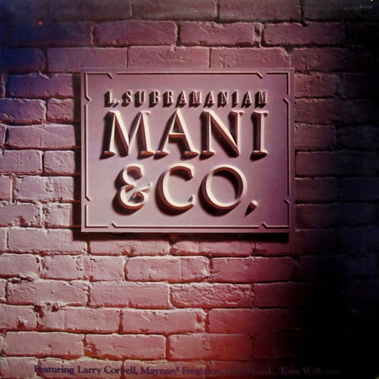 Mani & Co., płyta winylowa Subramaniam L., Coryell Larry, Ferguson Maynard, Shank Bud, Williams Tony, Acuna Alex