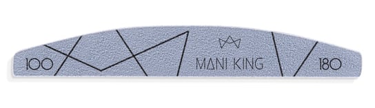 Mani King Pilnik do Paznokci Półksiężyc Łódka 100/180 Manicure ManiKing