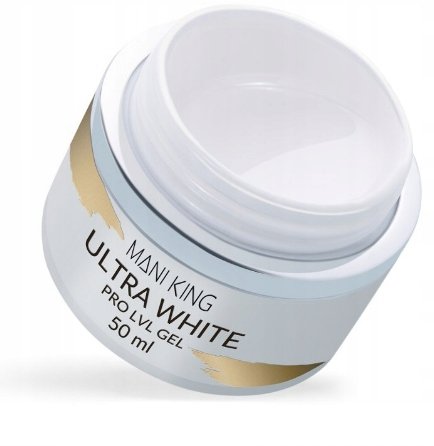 Mani King Żel Budujący Ultra White ProLvl 50ml ManiKing