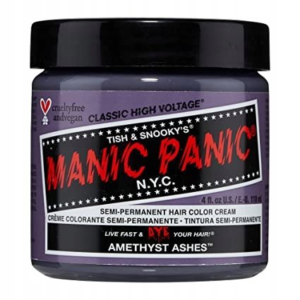 Manic Panic, Farba do włosów Classic, Amethyst Ashes, 118ml Manic Panic
