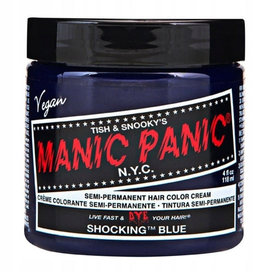 Manic Panic, Farba do włosów Classic, Shocking Blue, 118ml Manic Panic