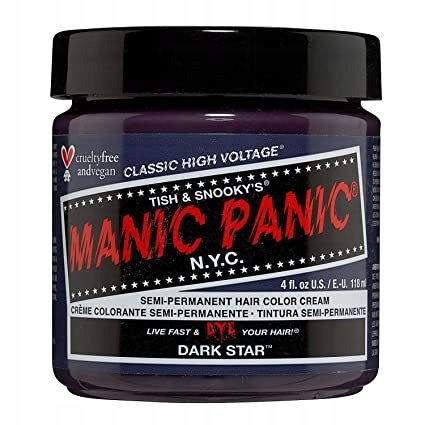 Manic Panic, Farba do włosów, Dark Star, 118ml Manic Panic