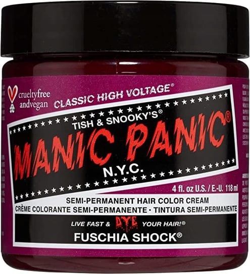 Manic Panic, Farba do włosów toner, Fuschia Shock, 118ml Manic Panic