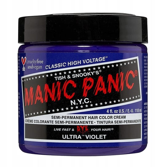 Manic Panic, Farba do włosów toner, Ultra Violet Manic Panic