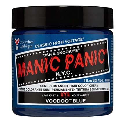 Manic Panic, Farba do włosów, Voodoo Blue, 118ml Manic Panic