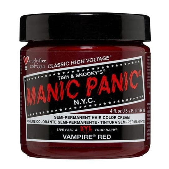 Manic Panic, Farba toner semi-permanente, Vampire Red, 118ml Manic Panic