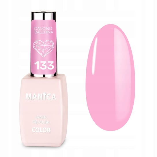 Manica, Lakier hybrydowy LED/UV, Dancing Ballerina - 133, 10ml Manica