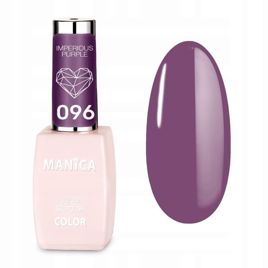 Manica, Lakier hybrydowy LED/UV, Imperious Purple- 096, 10ml Manica
