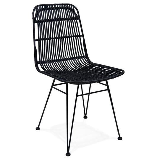 MANIFIK krzesło rattanowe k. czarny Kokoon Design
