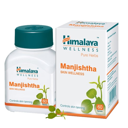 Manjishtha choroby skóry Himalaya Suplement diety, 60 tabletek Inna marka