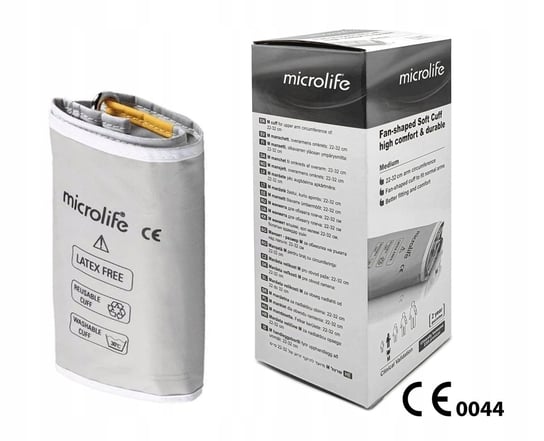 Mankiet do ciśnieniomierza z łącznikiem MICROLIFE, szary, rozmiar M, 22-32 cm MicroLife