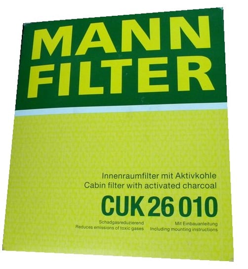 Mann Cuk 26 010 Filtr Kabinowy Z Węglem Mann-Filter