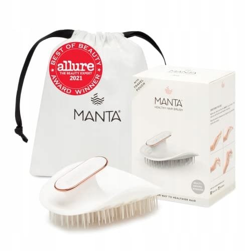 Manta Hair Szczotka Do Włosów | Biała | W Pełni El Inna marka
