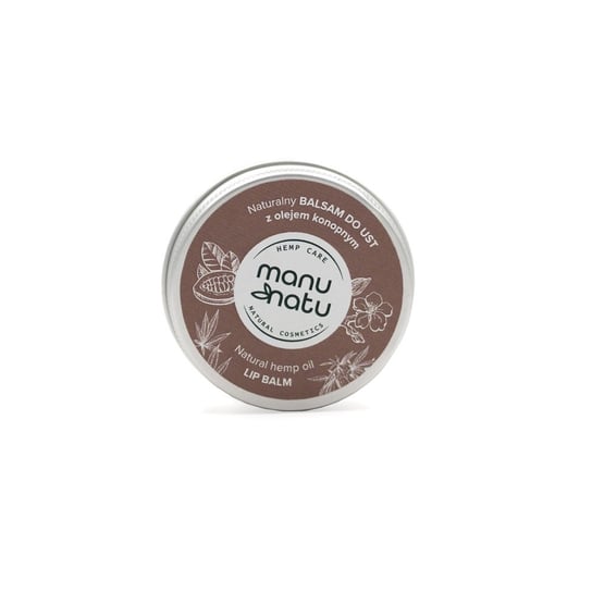 Manu Natu, Natural Hemp Oil Lip Balm naturalny balsam do ust z olejem konopnym, 30 ml Manu Natu