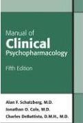 Manual of Clinical Psychopharmacology Cole Jonathan