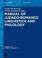 Manual of Judaeo-Romance Linguistics and Philology Gruyter Walter Gmbh, Gruyter Mouton