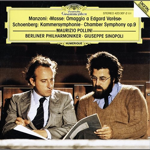 Manzoni: Masse: Omaggio a Edgard Varèse / Schoenberg: Kammersymphonie op.9 Maurizio Pollini, Berliner Philharmoniker, Giuseppe Sinopoli
