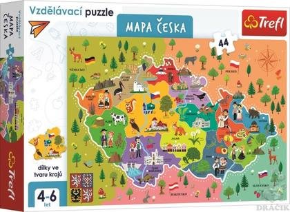 Mapa Czech, gra edukacyjna, Trefl Trefl