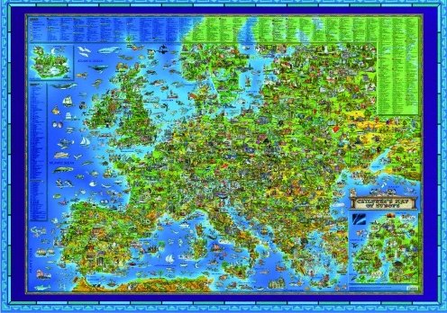 Mapa Europy dla dzieci Opracowanie zbiorowe