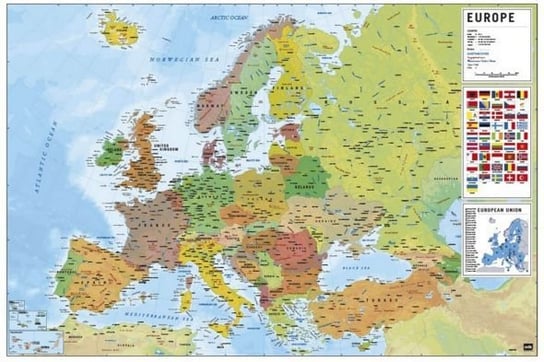 Mapa Europy - plakat Grupoerik
