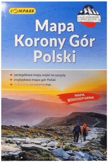 Mapa. Korony gór Polskich. A.A.