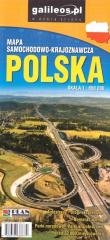 Mapa samochodowo-krajoznawcza - Polska 1:650 000 Opracowanie zbiorowe