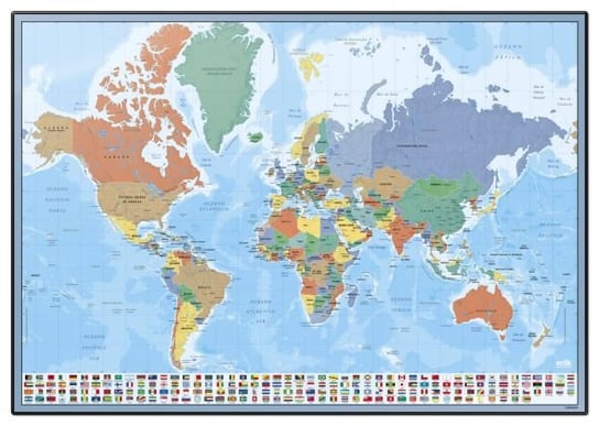 Mapa Świata - podkładka na biurko Inna marka