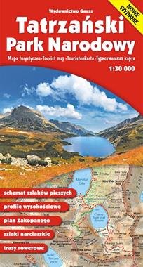 Mapa Tatrzański Park Narodowy Opracowanie zbiorowe