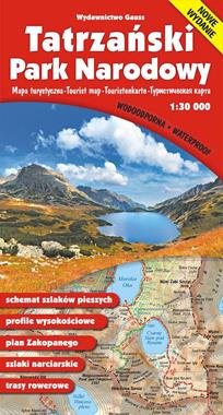Mapa Tatrzański Park Narodowy. Wydanie foliowane Opracowanie zbiorowe
