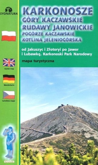 Mapa tur. Karkonosze Góry Kaczawskie 1:50 00 Opracowanie zbiorowe