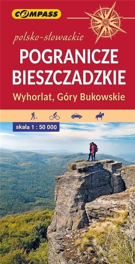 Mapa tur. - Pogranicze Bieszczadzkie, Wyhorlat... Opracowanie zbiorowe