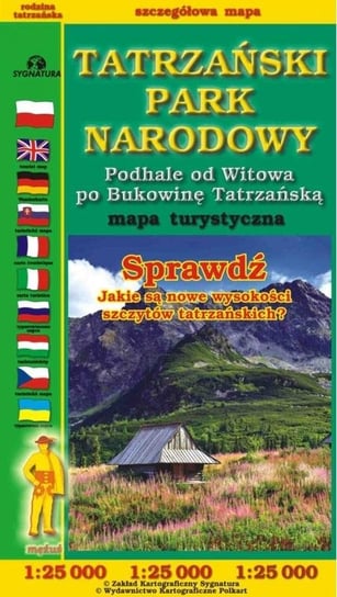 Mapa tur. - Tatrzański Park Narodowy 1:25 000 Sygnatura