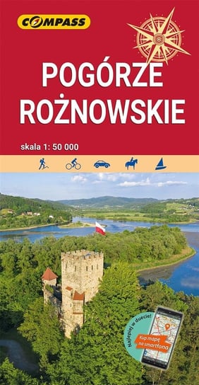 Mapa turystyczna - Pogórze Rożnowskie w.2022 Opracowanie zbiorowe