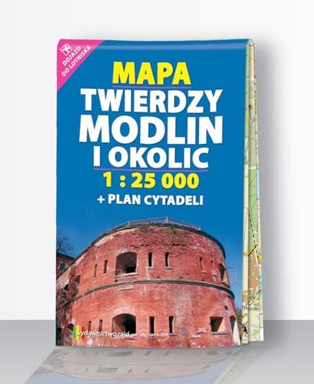 Mapa Twierdzy Modlin i okolic 1:25 000 + plan cytadeli Zamorski Marcin