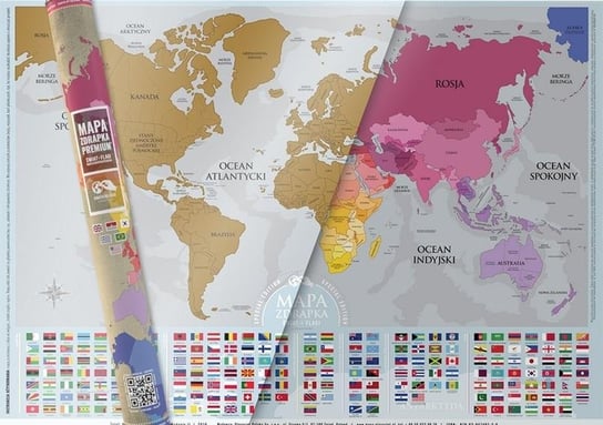 Mapa zdrapka, Flagi Playprint